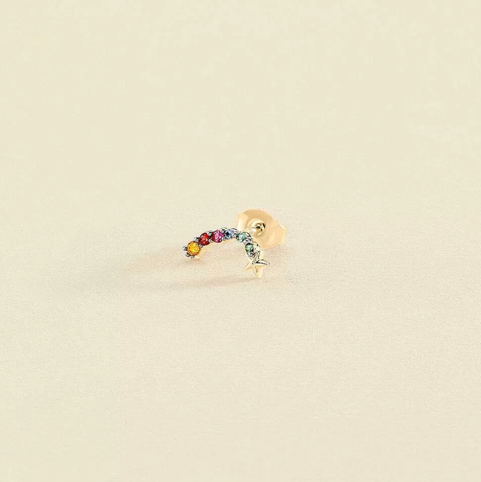 AGATHA Piercing Stud Spaceage-Multicolor/Gold