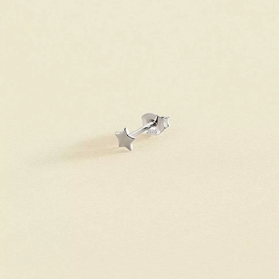 AGATHA Piercing Stud Starry-Silver