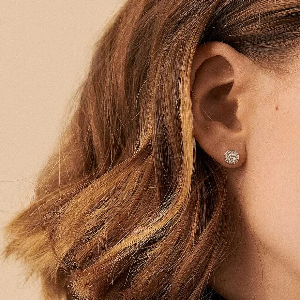 AGATHA Stud Earrings Imperial-Crystal/Silver
