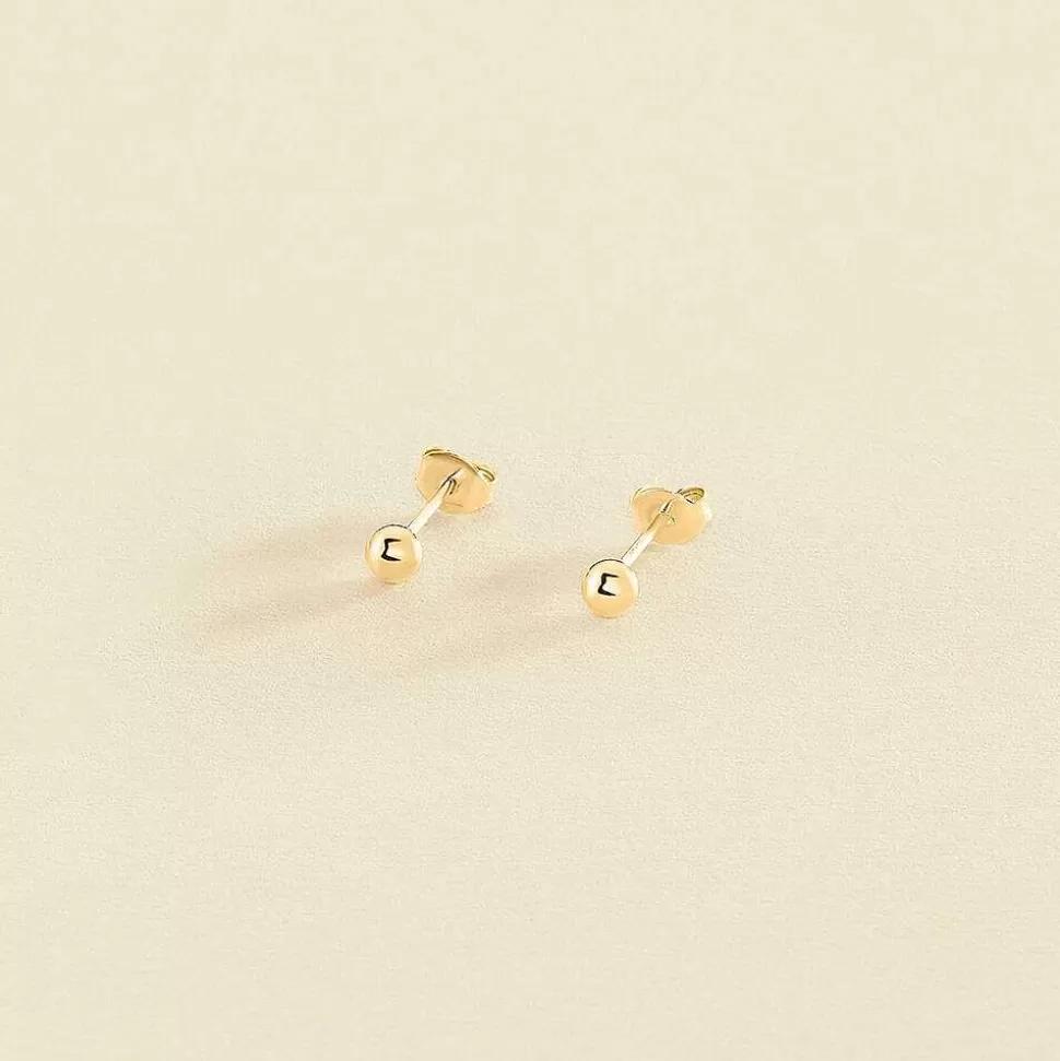 AGATHA Stud Earrings Sol-Golden