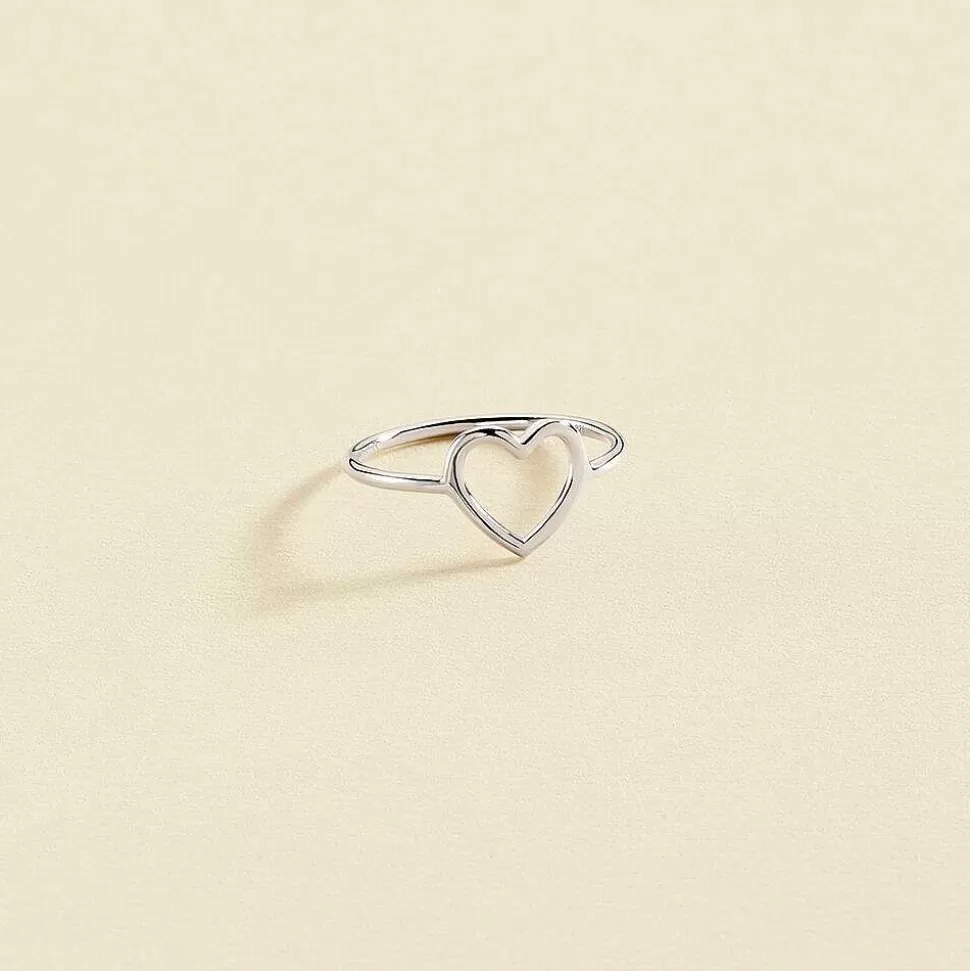AGATHA Thin Ring Filcoeur-Silver